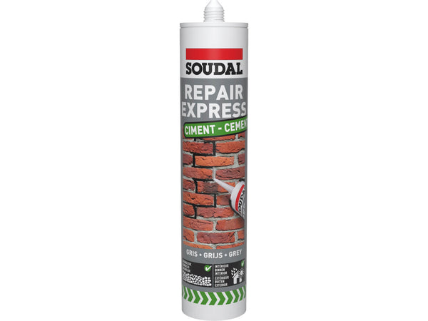 Soudal Repair Express Cement cementhersteller 290ml grijs