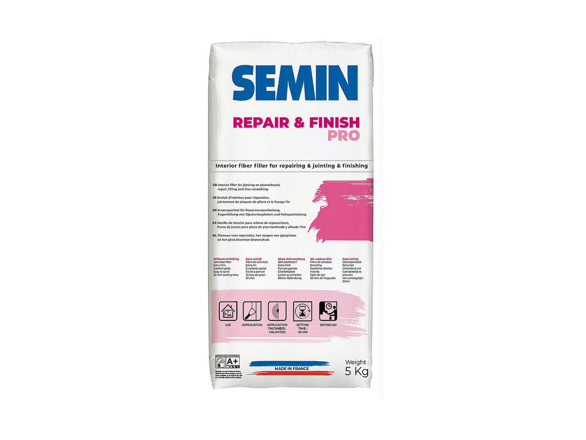 Semin Repair & Finish Pro poedervulmiddel 5kg