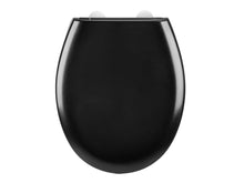 Wenko Rieti abattant WC Duroplast noir