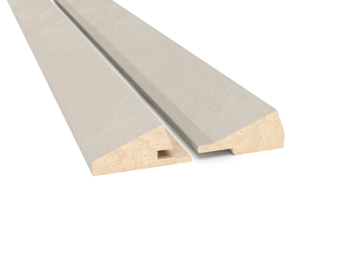 Riff afwerkingsprofiel links en rechts stucco taupe
