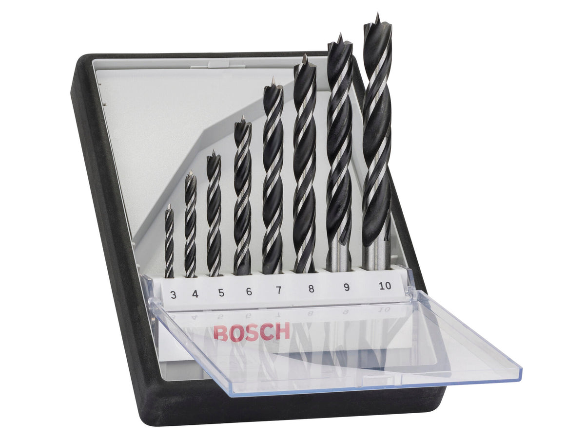 Bosch Professional Robust Line houtborenset 3-10 mm 8-delig