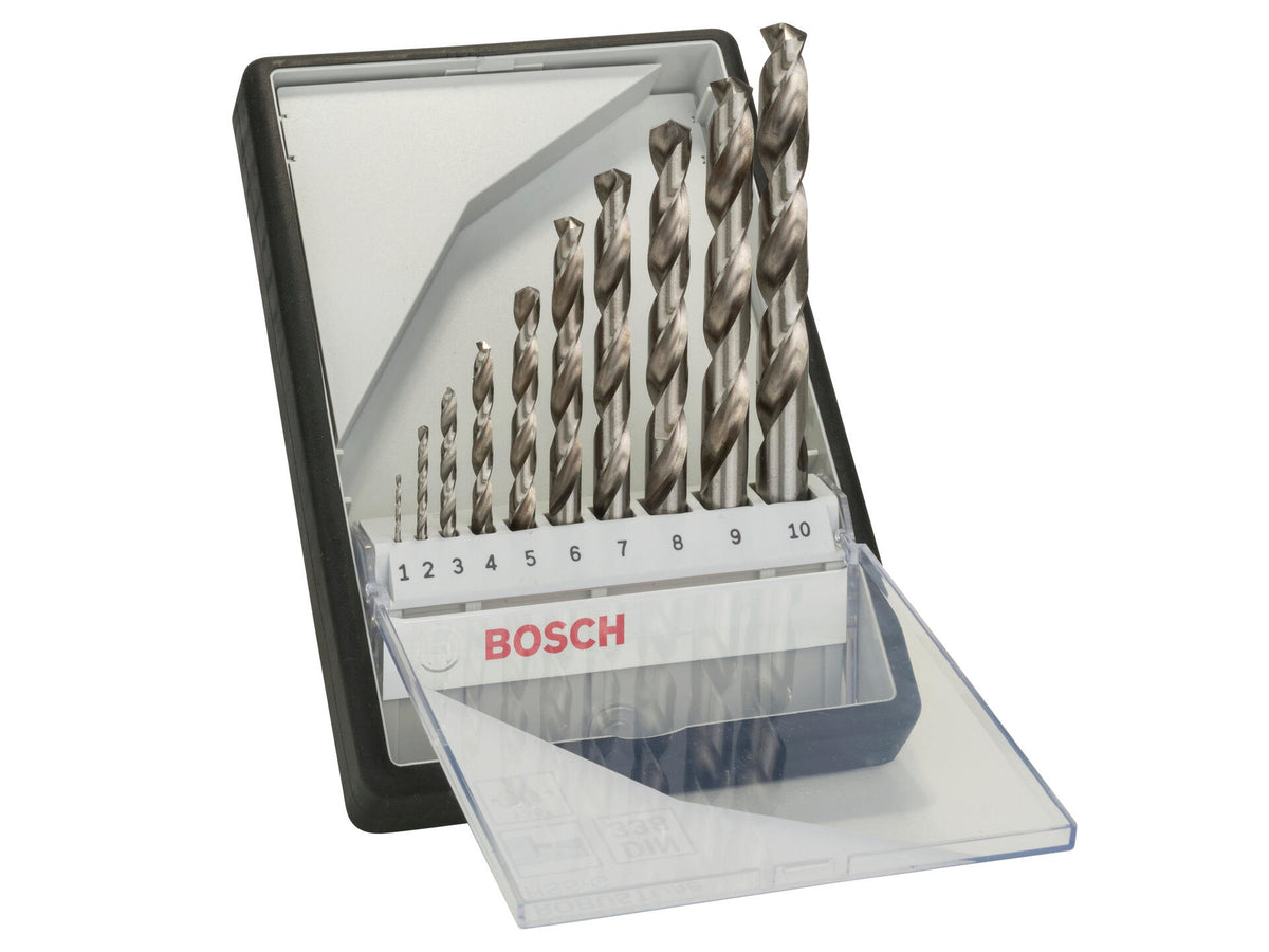 Bosch Professional Robust Line metaalborenset HSS-G 1-10 mm 10-delig