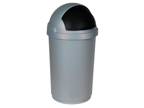 Curver Roll Bullet poubelle rétro 50l anthracite
