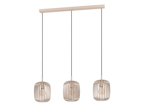 Eglo Romazzina hanglamp E27 max. 3x40W bruin