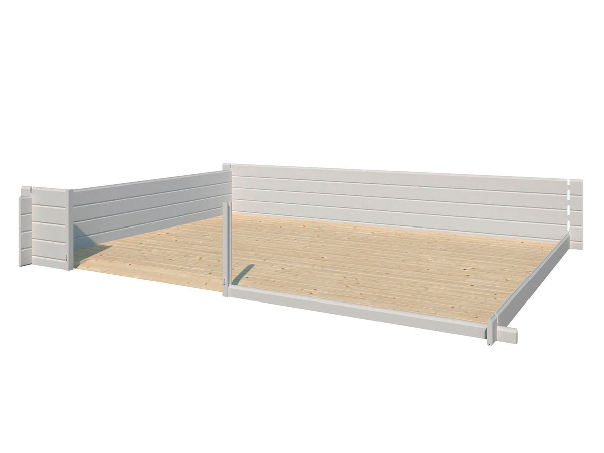 Gardenas vloer voor Napels L/Rome houten tuinhuis 295x248x235 cm