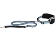 Flamingo Rono laisse pour jogging avec ceinture ventrale chien 155-250 cm bleu