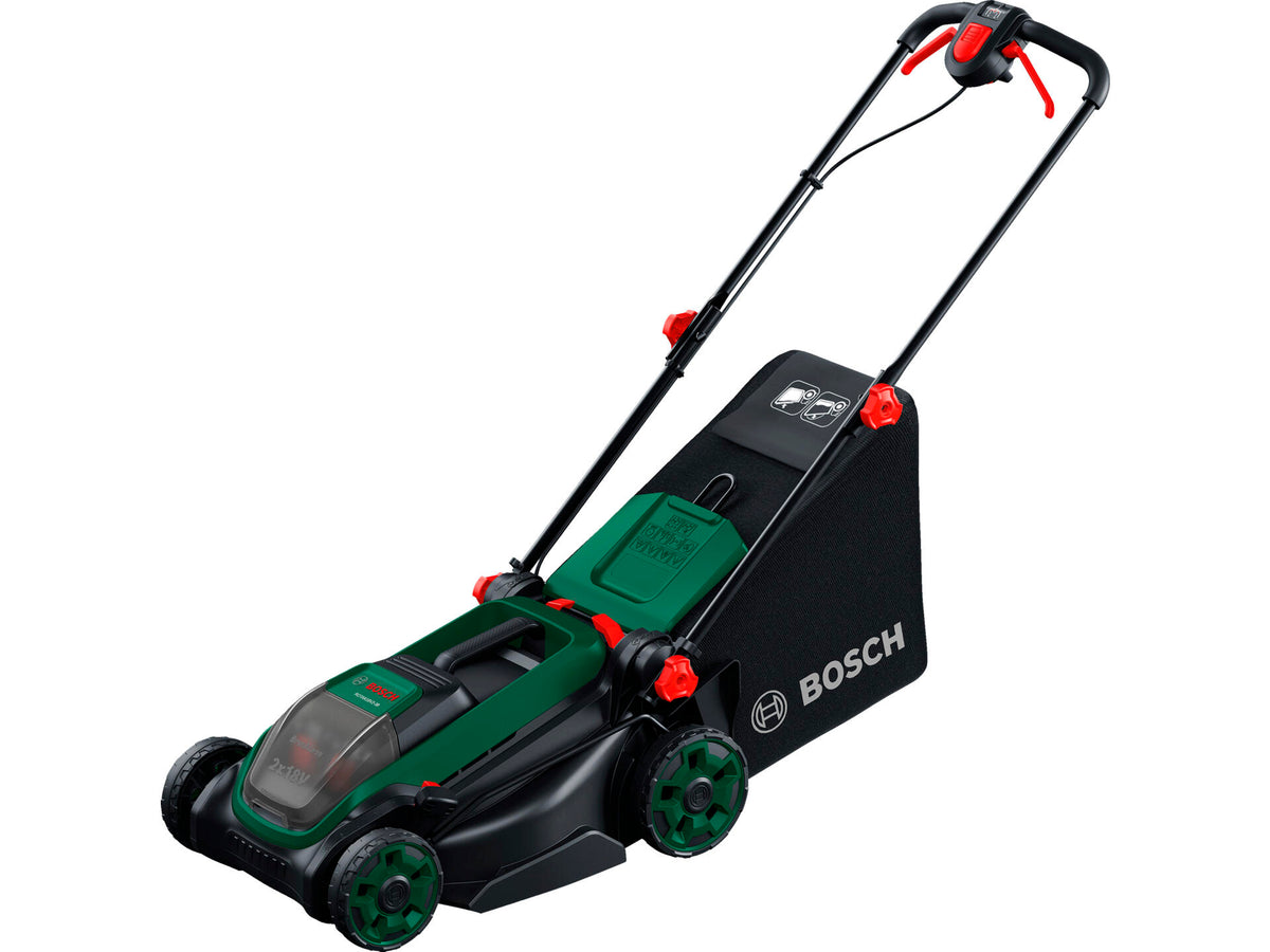 Bosch Rotak 18V2-38 accu grasmaaier 2x18 V Li-Ion 38cm + 2 accu's en 1 lader
