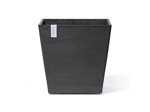 Ecopots Rotterdam Wheels bloempot met wielen 50x50 cm donkergrijs, kunststof & plastic bloempotten — SKU COLOS-987910, EAN 5413724326069