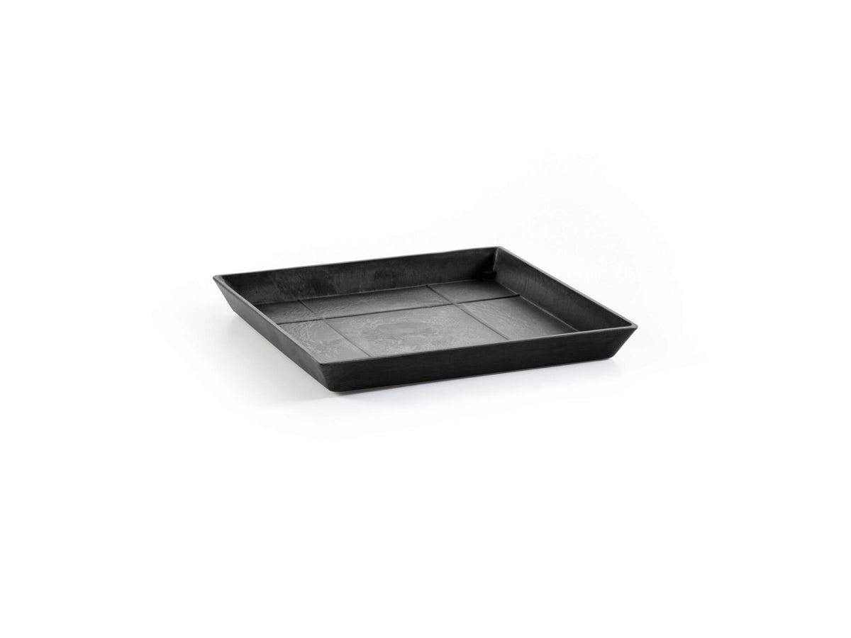 Ecopots Rotterdam onderschotel 40x40 cm donkergrijs