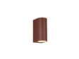Trio Roya wandlamp rond GU10 max. 2x17,5 W roestkleur