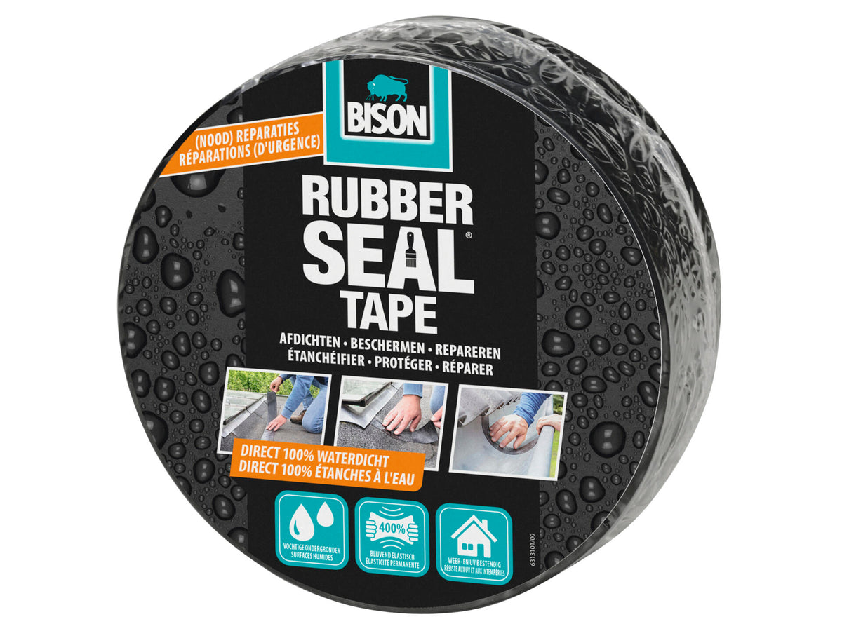 Bison Rubber Seal Tape reparatietape 5m 7,5cm