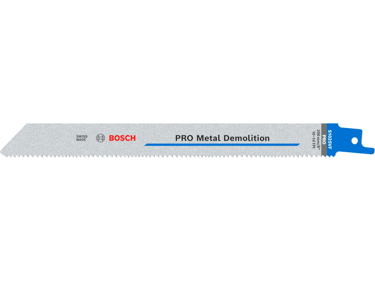 Bosch Professional S 1025 VF Heavy for Metal reciprozaagblad BIM 200mm metaal 5 stuks