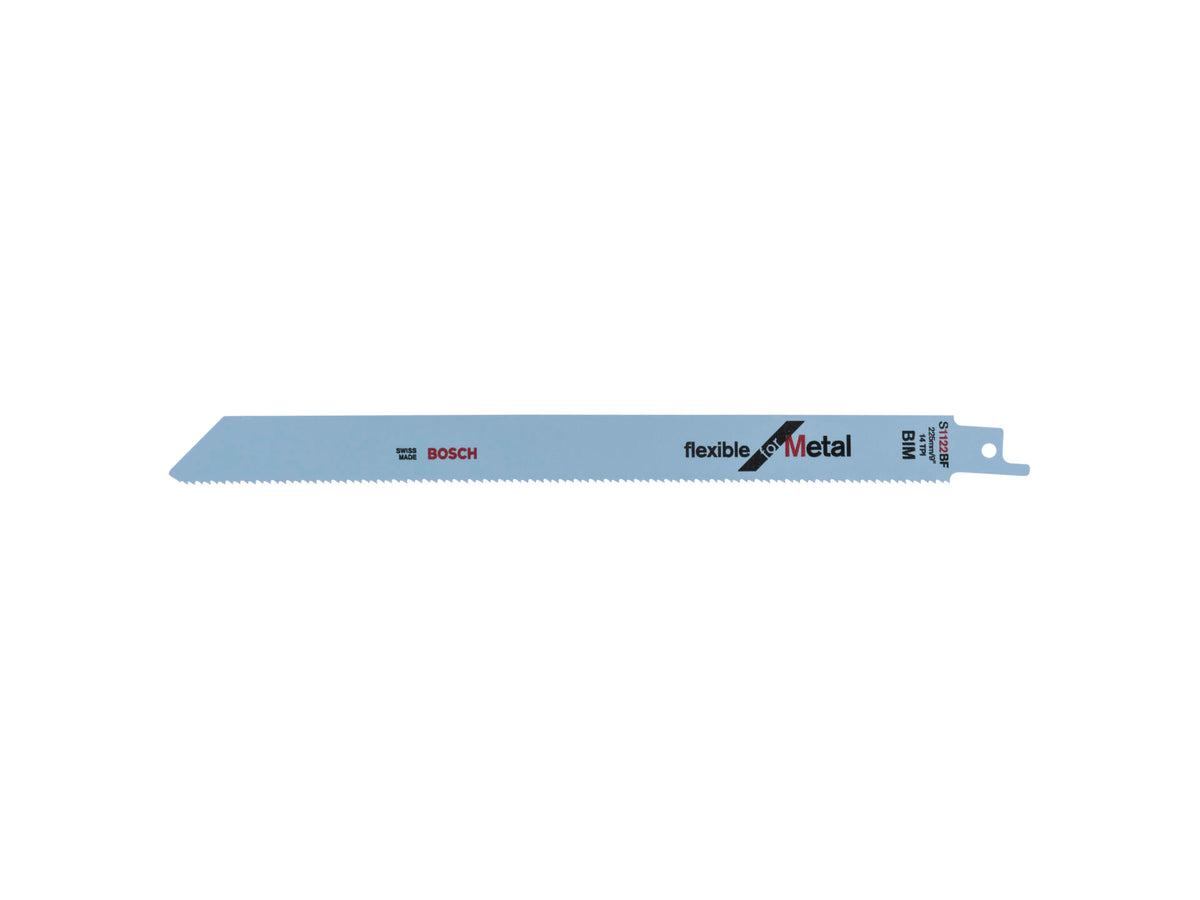 Bosch Professional S 1122 BF Flexible for Metal reciprozaagblad BIM 225mm metaal 5 stuks