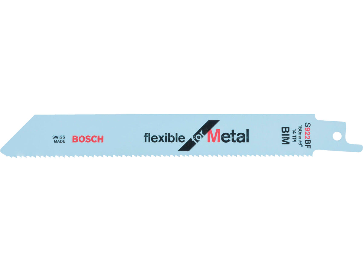 Bosch Professional S 922 BF Flexible for Metal reciprozaagblad BIM 150mm metaal 2 stuks