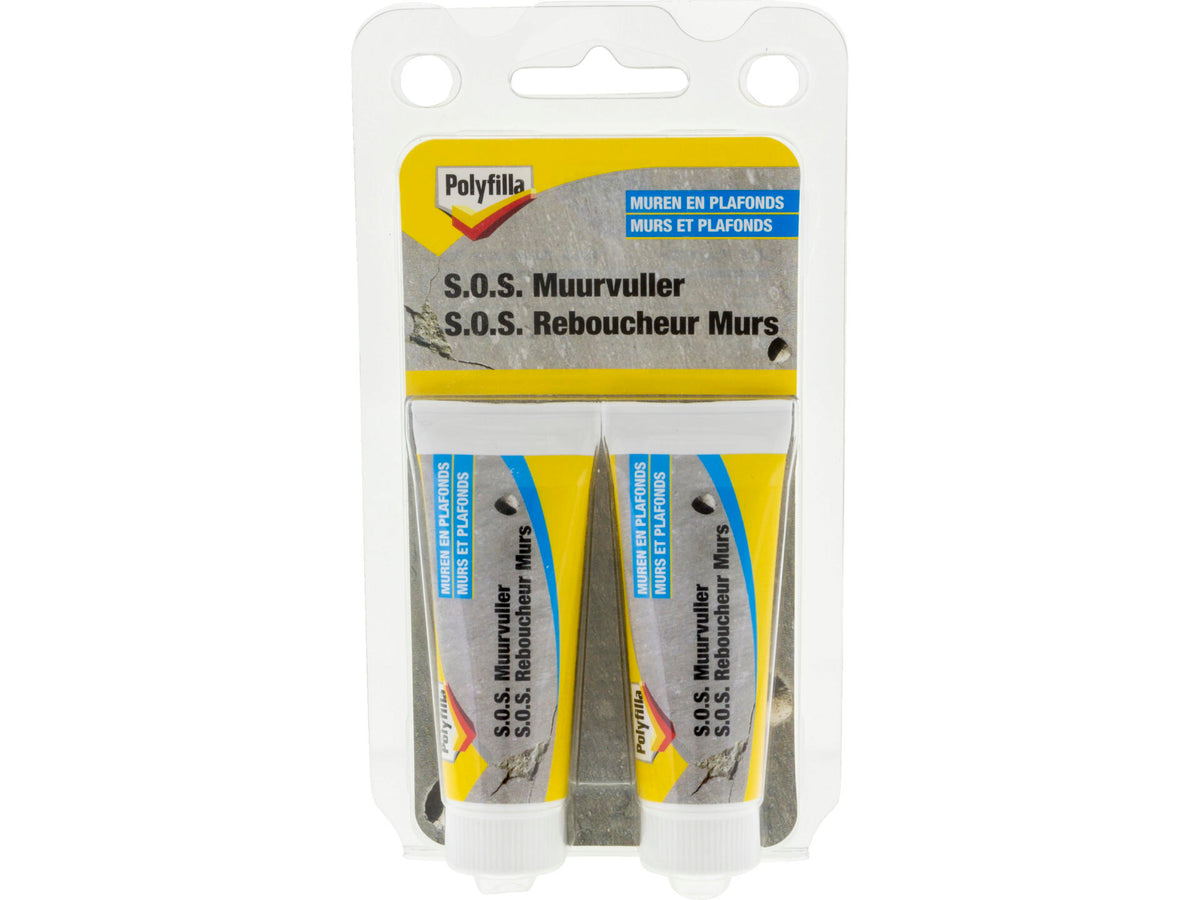 Polyfilla SOS muurvuller 2x20 ml wit