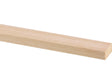 Schaaflat hardhout 9x18 mm 270cm wit