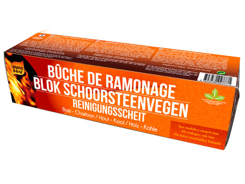 Pyrofeu Schoorsteen veegblok brandhout