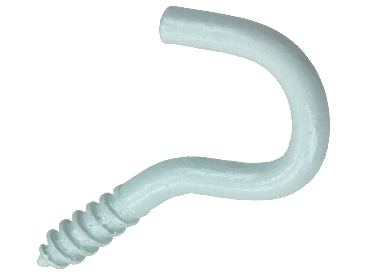 Mack Schroefhaken 12x2,5 mm wit verzinkt 10 stuks