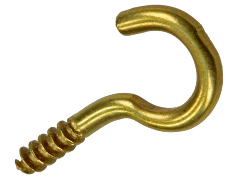 Mack Schroefhaken 16x3 mm messing 5 stuks