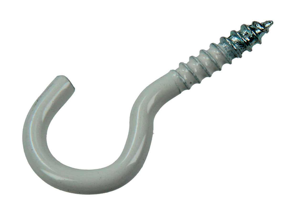 Mack Schroefhaken 20x3,5 mm wit verzinkt 5 stuks