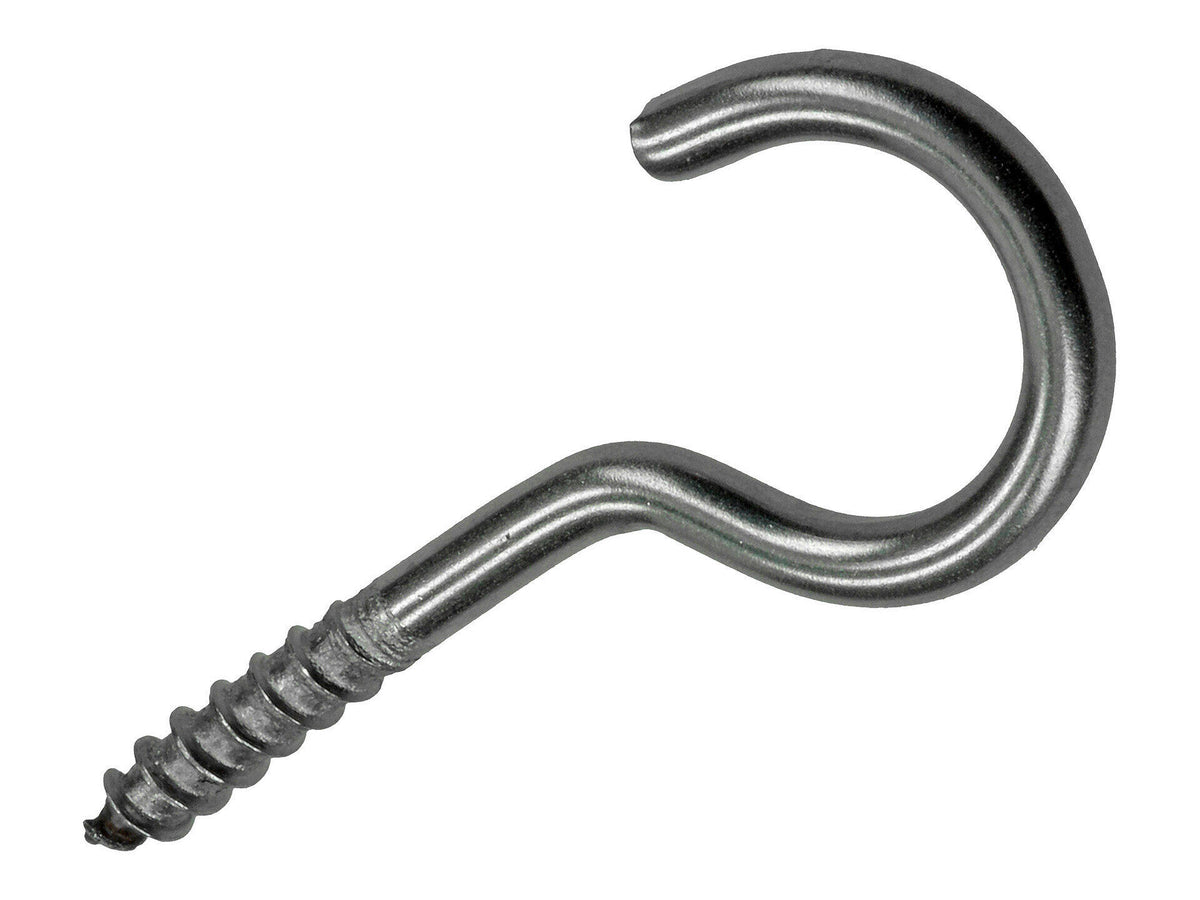 Mack Schroefhaken 30x4 mm inox 2 stuks