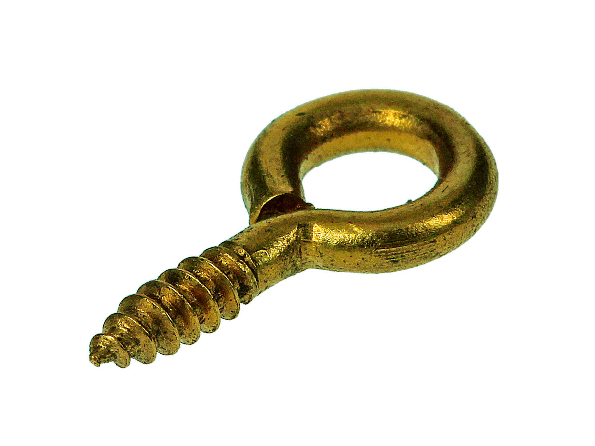 Mack Schroefogen 10x2,5 mm messing 6 stuks