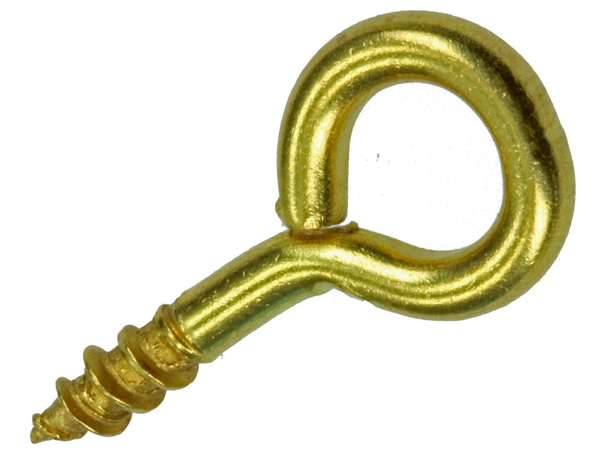 Mack Schroefogen 16x3 mm messing 4 stuks