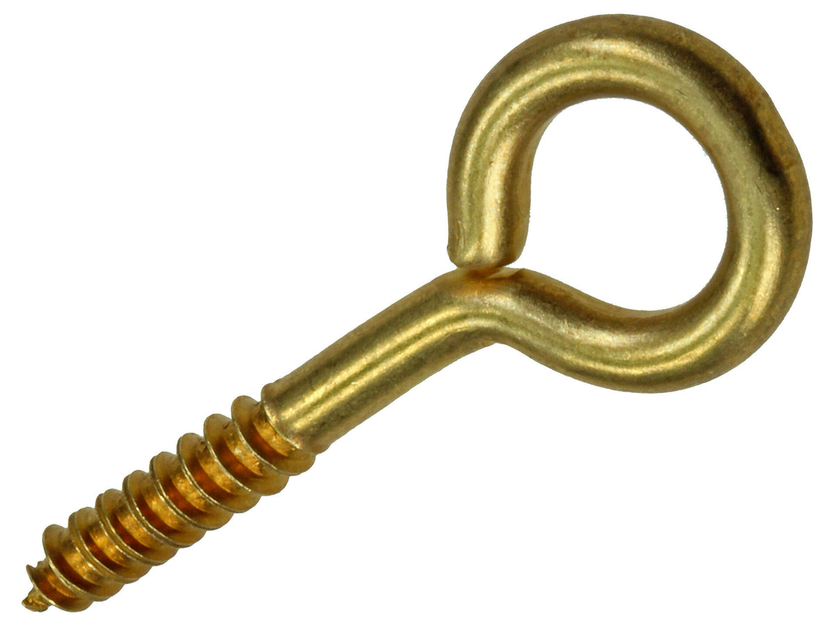 Mack Schroefogen 30x4 mm messing 2 stuks