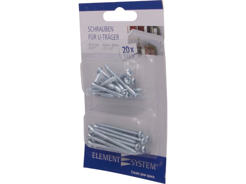 Element System Schroeven 30x3,5 mm 48x3,5 mm 2x20 stuks