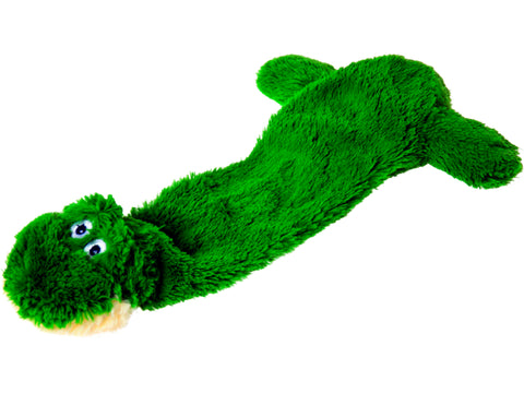 Flamingo Shaky Frog hondenspeeltje 32cm pluche