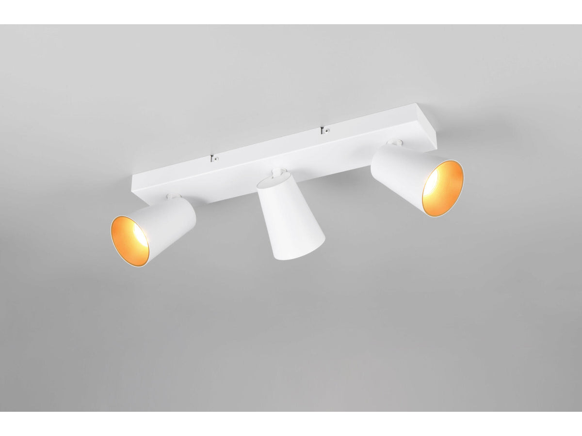 Trio Sharp balkspot GU10 max. 3x10 W mat wit