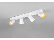 Trio Sharp barre de spots GU10 max. 4x10 W blanc mat