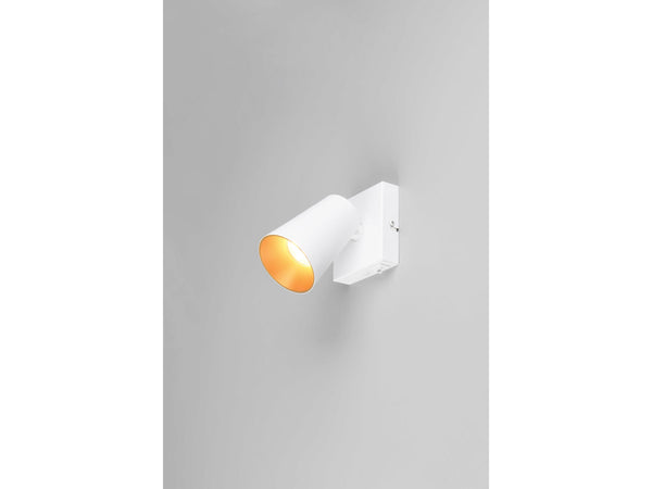 Trio Sharp spot mural GU10 max. 10W blanc mat