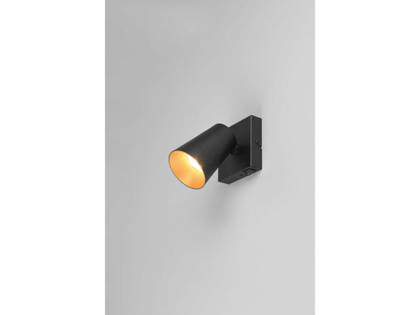 Trio Sharp spot mural GU10 max. 10W noir mat