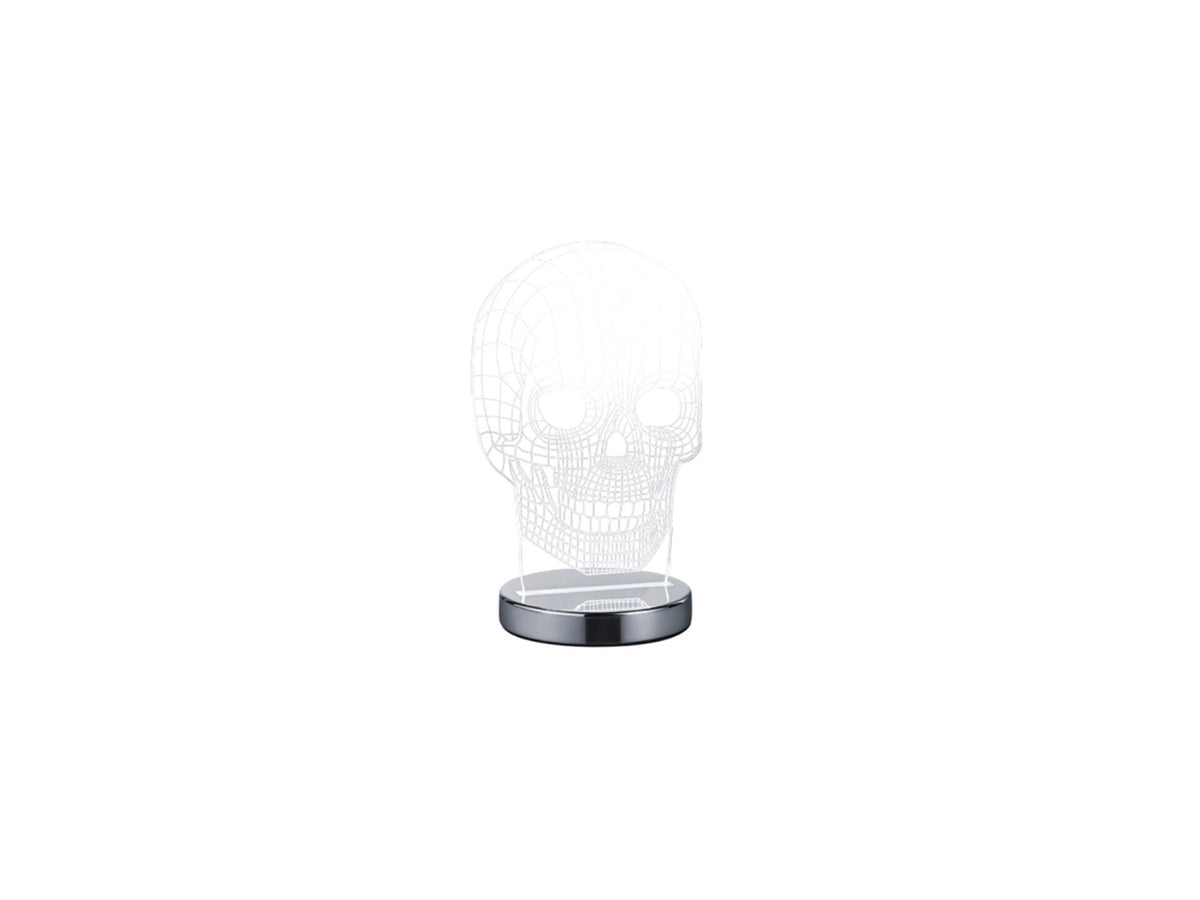 Trio Skull LED tafellamp 7W wit