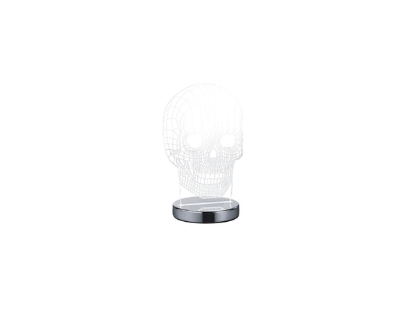 Trio Skull lampe de table LED 7W blanc