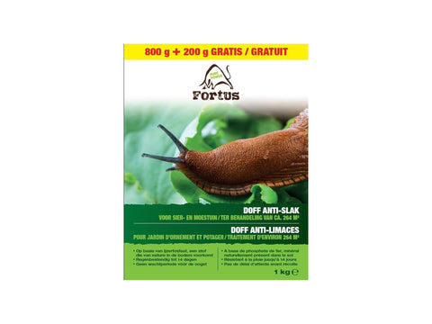 Fortus Slakkenkorrels 800g + 200g gratis