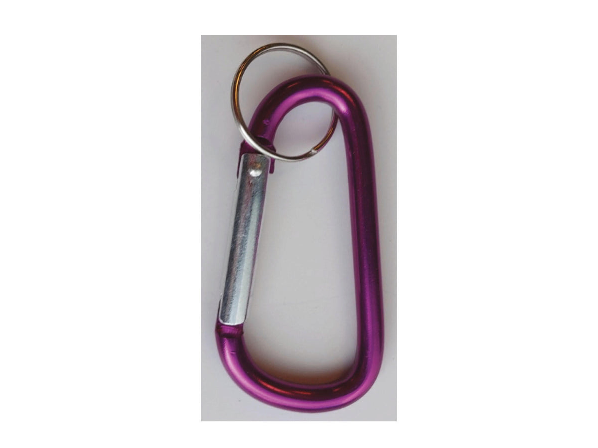 Sleutelclip paars