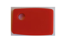 Sleutelhoes vierkant rood