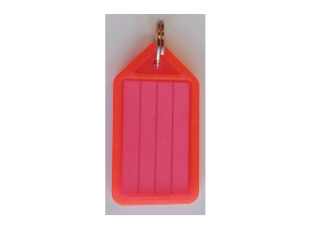 Sleutellabel groot roze