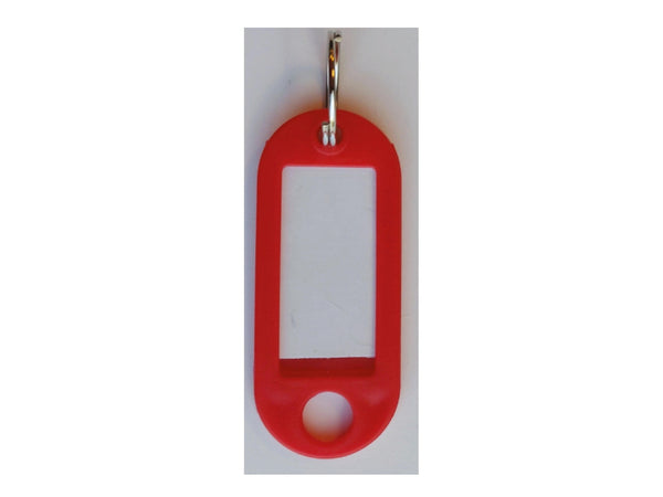 Étiquette de clé rouge