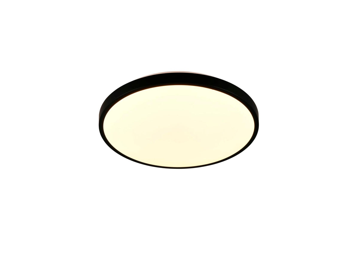 Reality Slope LED plafondlamp 20W mat zwart