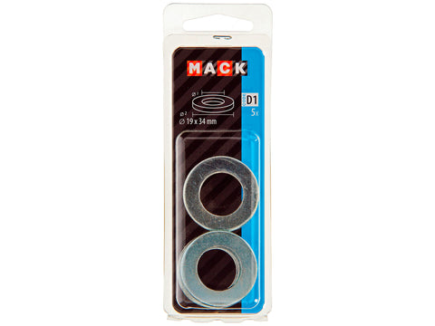Mack Sluitringen 19x34 mm verzinkt 5 stuks