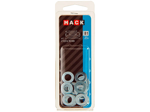 Mack Sluitringen 8,4x16 mm verzinkt 25 stuks