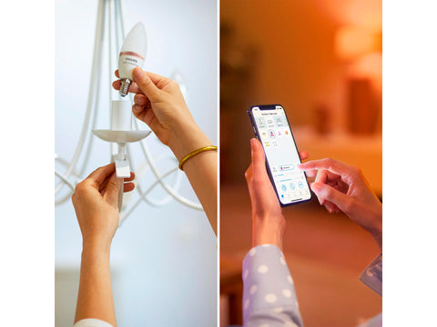 Philips Smart LED kaarslamp E14 40W RGB dimbaar