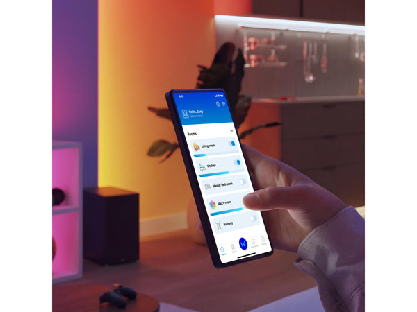 Philips Smart ampoule LED sphérique filament verre ambré E27 50W dimmable