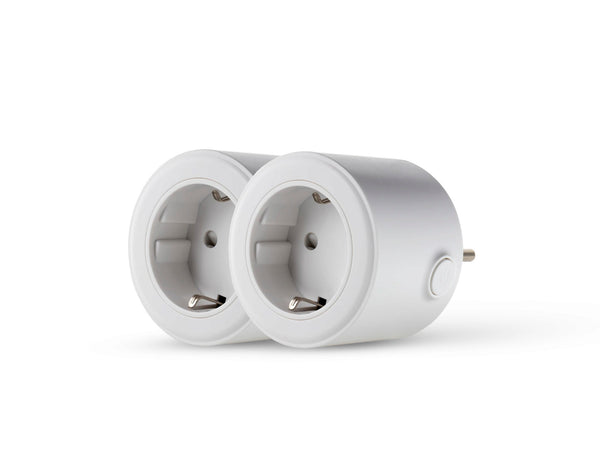 Qnect Smart stopcontact wifi 16A wit 2 stuks