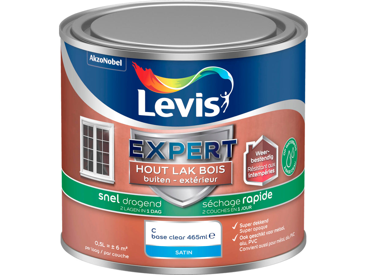 Levis Sneldrogende lak Expert buiten satin mix 0,5l C