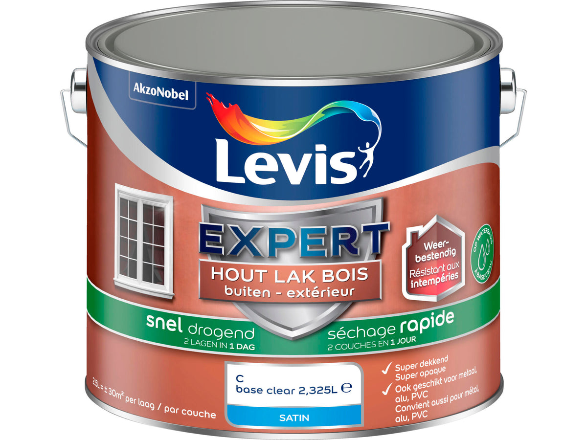 Levis Sneldrogende lak Expert buiten satin mix 2,5l C