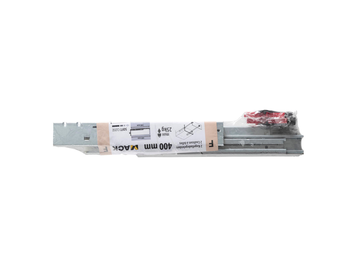 Mack Soft Close ladegeleider clip uittrekbaar 40cm 2 stuks